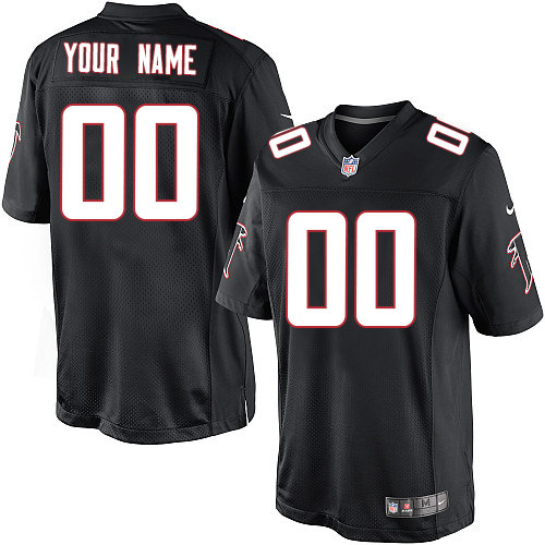 Men's Limited Nike Jersey Black Alternate - Customized NFL Atlanta Falcons